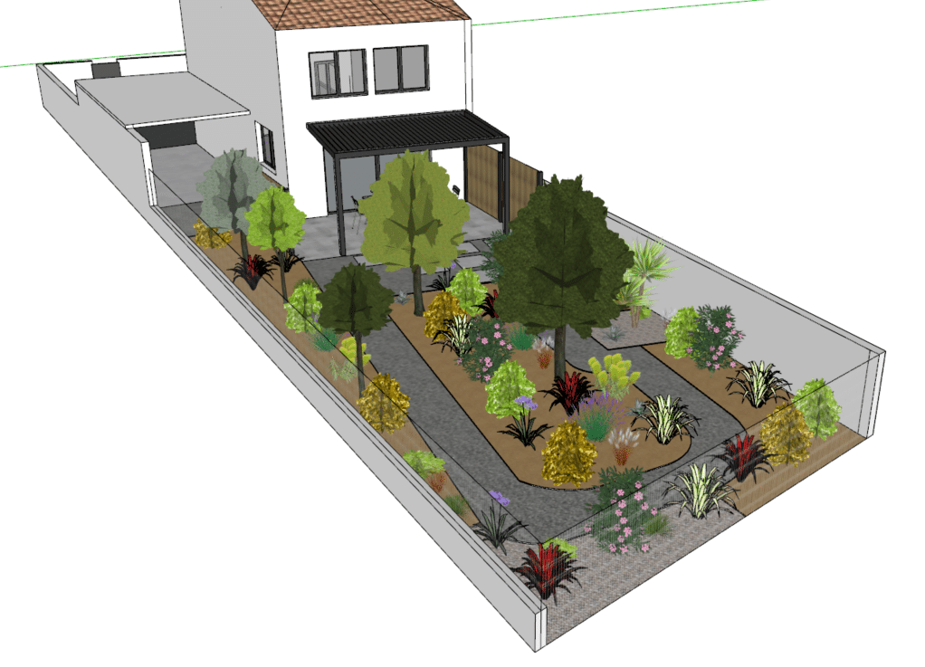 AC Création - Vue 3D du projet d'aménagement