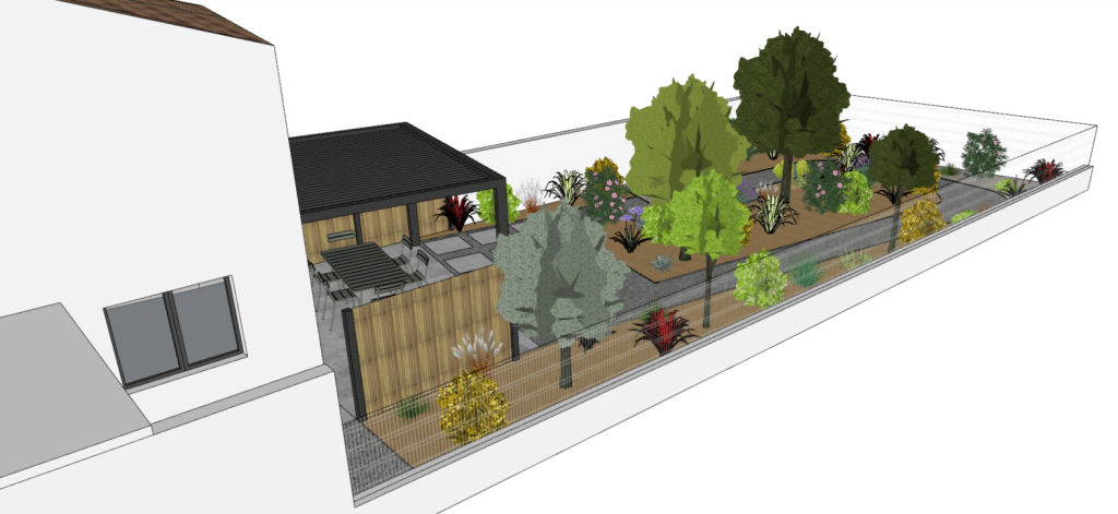 AC Création - Vue en 3D du projet d'aménagement